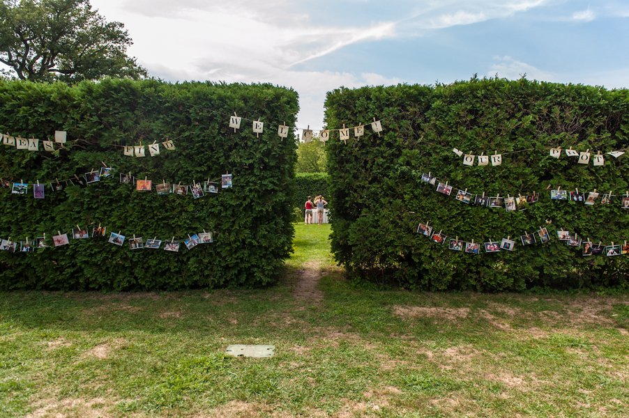 gore place wedding entrance