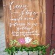 wedding welcome sign