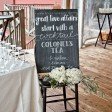 wedding drink sign